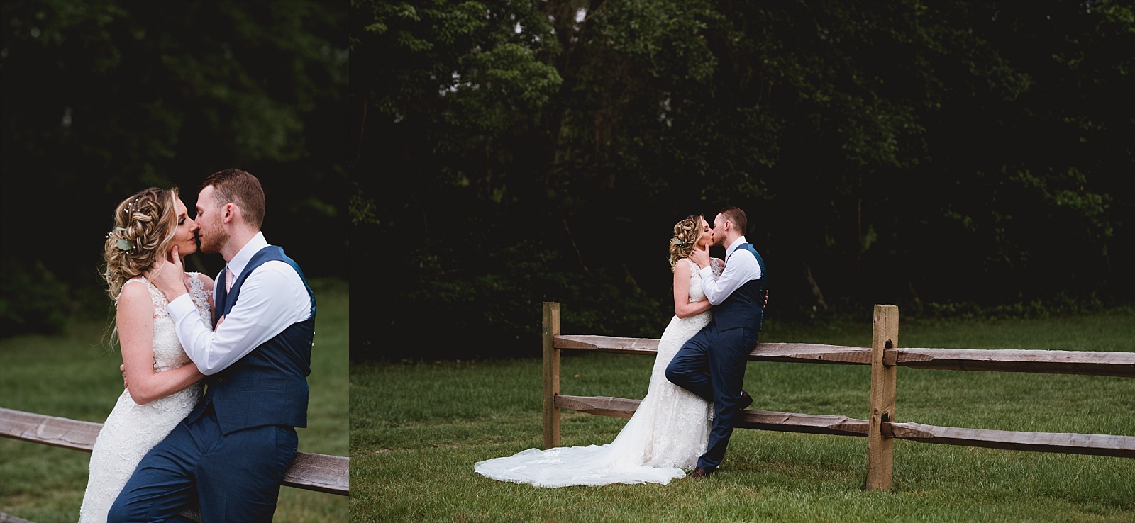 Intimate bride and groom portraits in Gainesville, Florida.