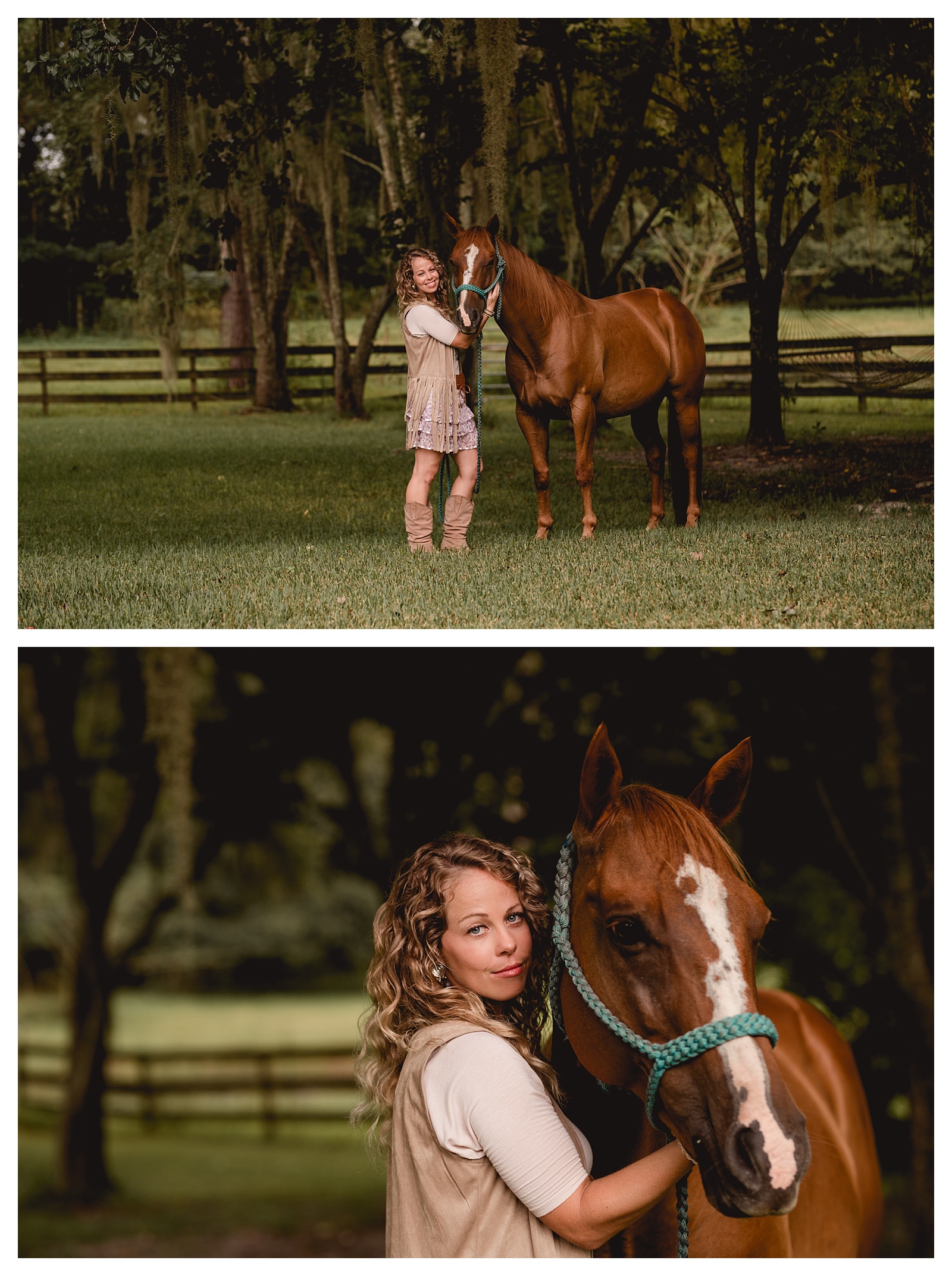 Equestrian photoshoot in North Florida by professional photographyer