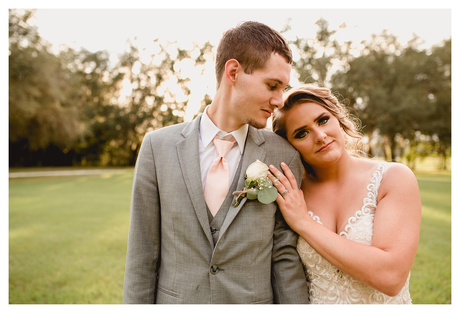 Bride and groom photo by professional photographer in north florida. Shelly Williams Photography