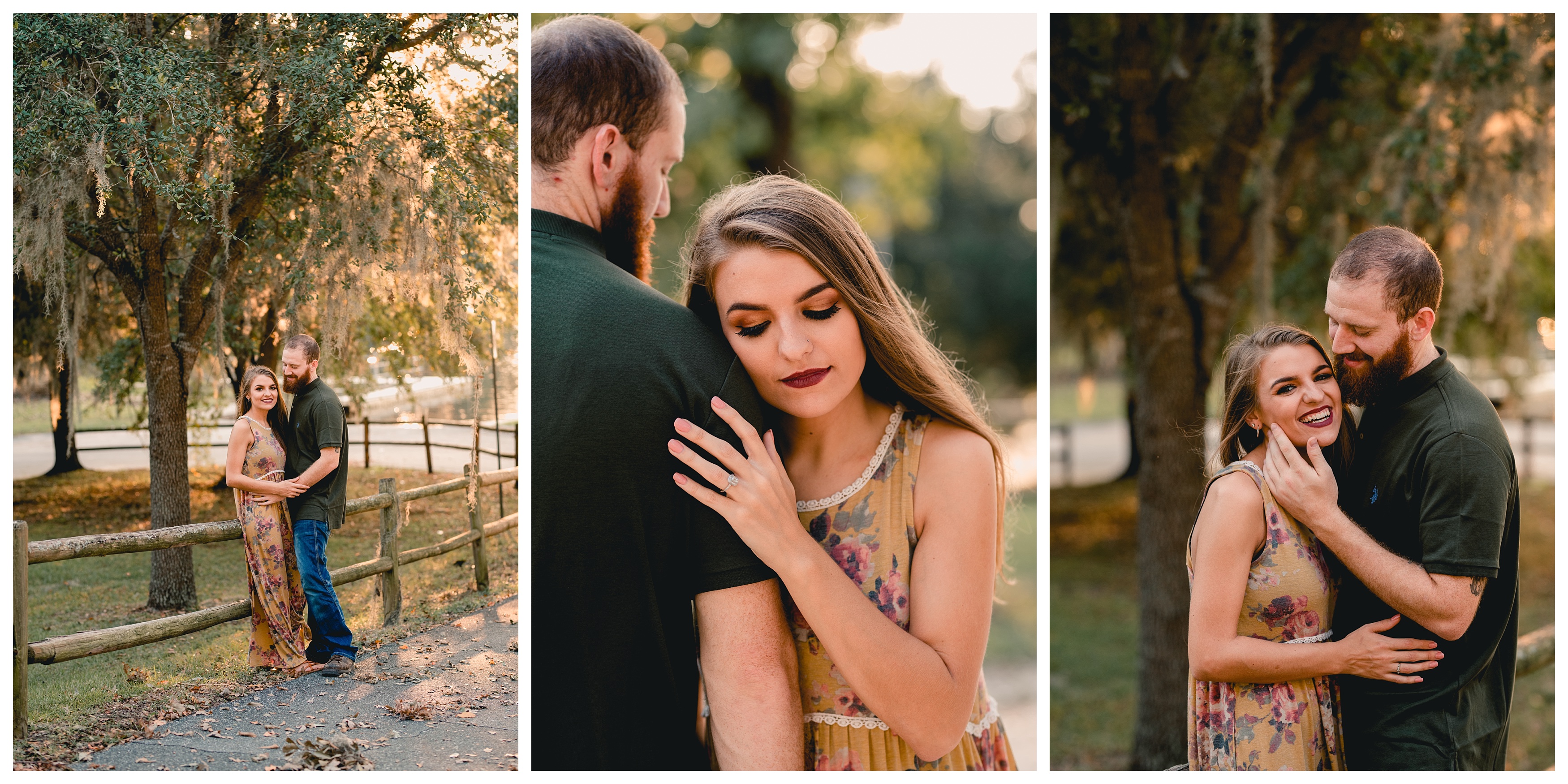 Intimate engagement photos with a natural and timeless style in Tallahassee, Florida. Shelly Williams Photography