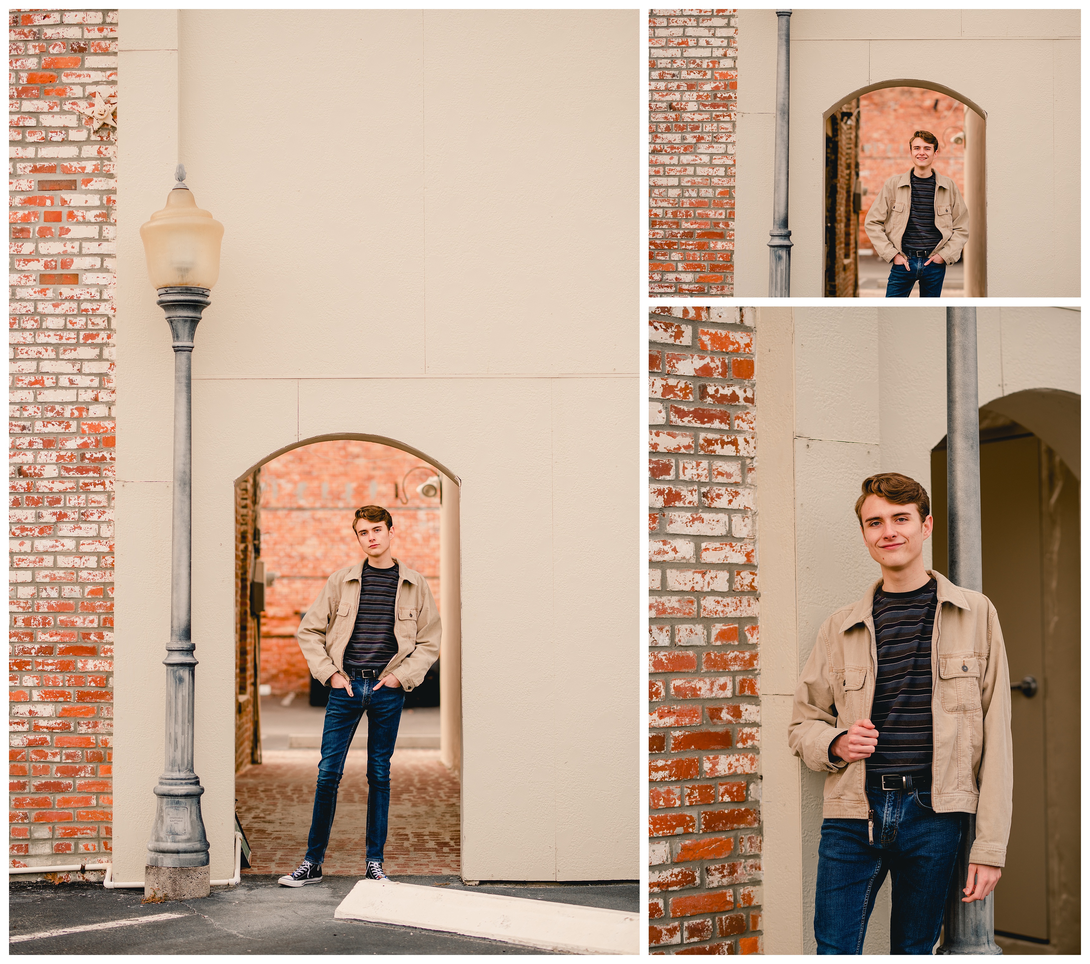 Historic downtown Live Oak senior pictures. Shelly Williams Photography
