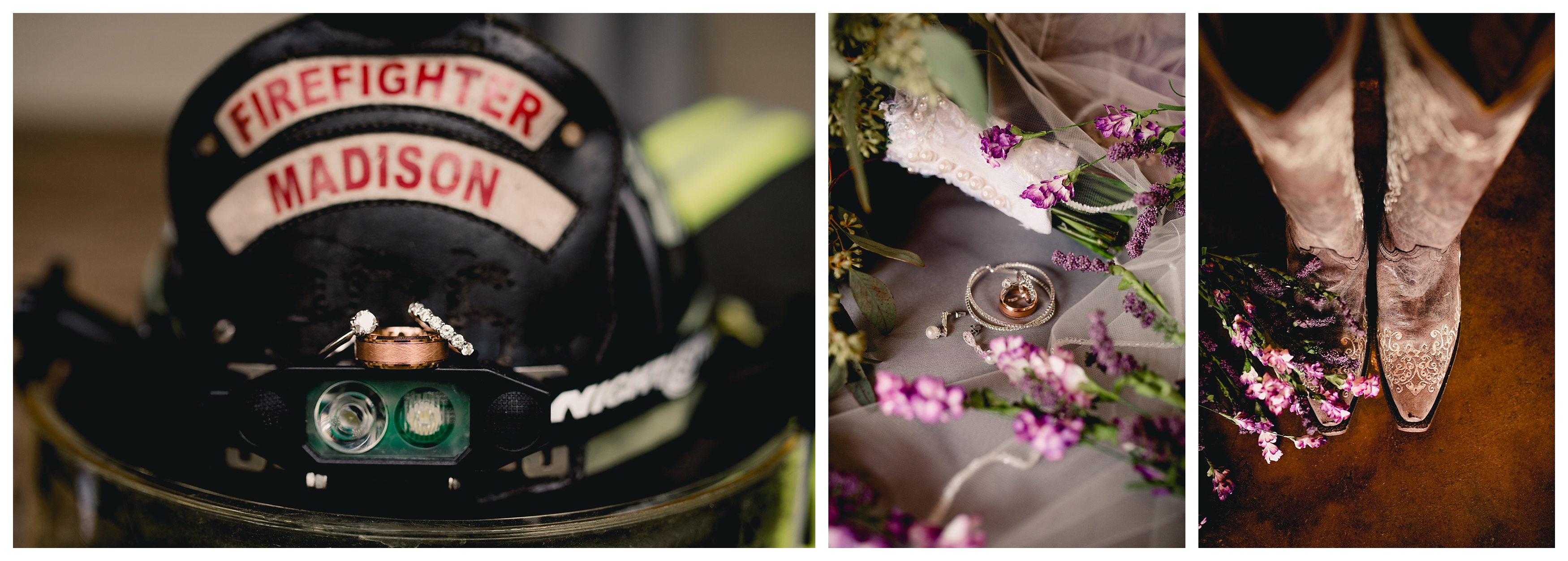Fireman detail photos for wedding. Shelly Williams Photography