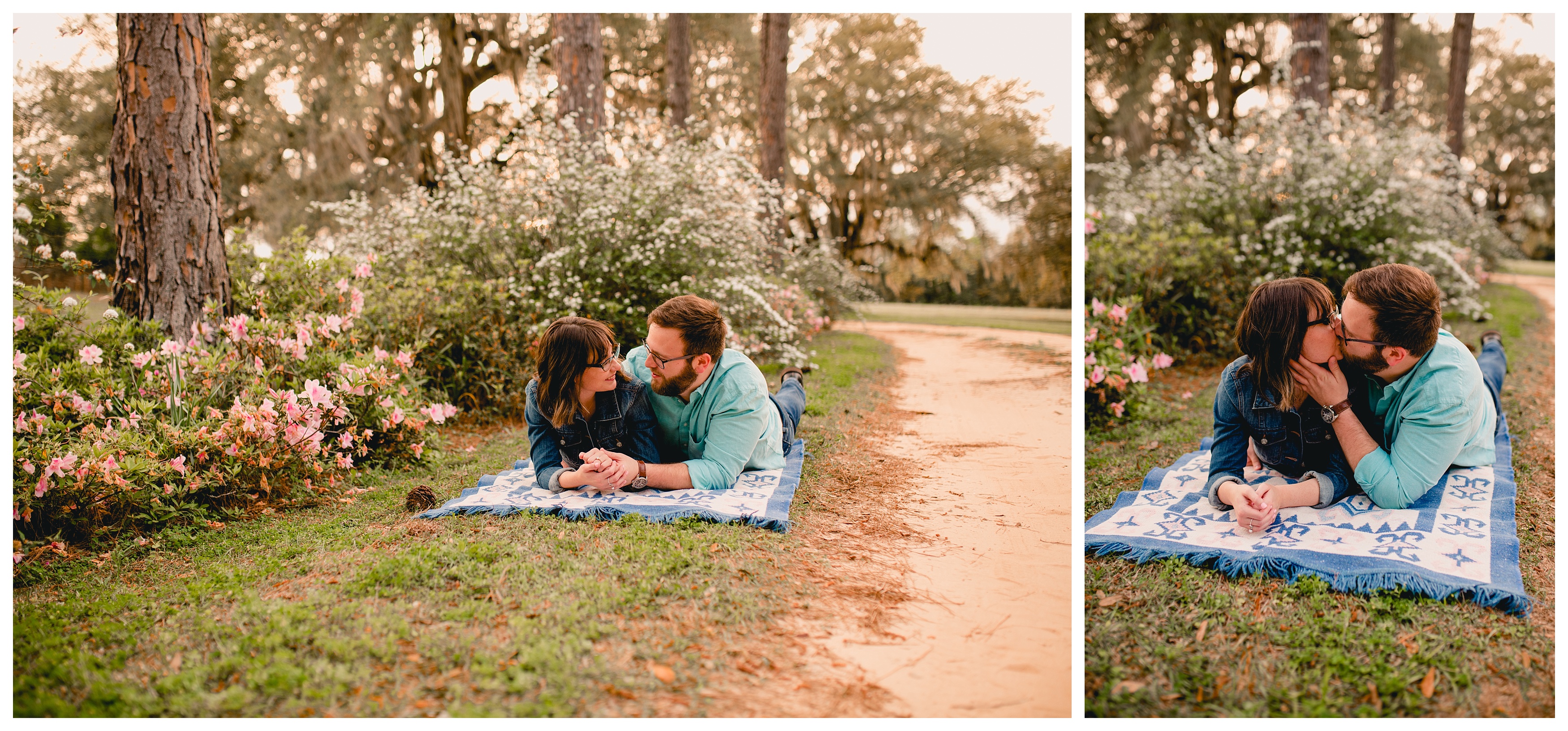 Intimate and fun engagement pictures by Tallahassee professional photographer. Shelly Williams Photography