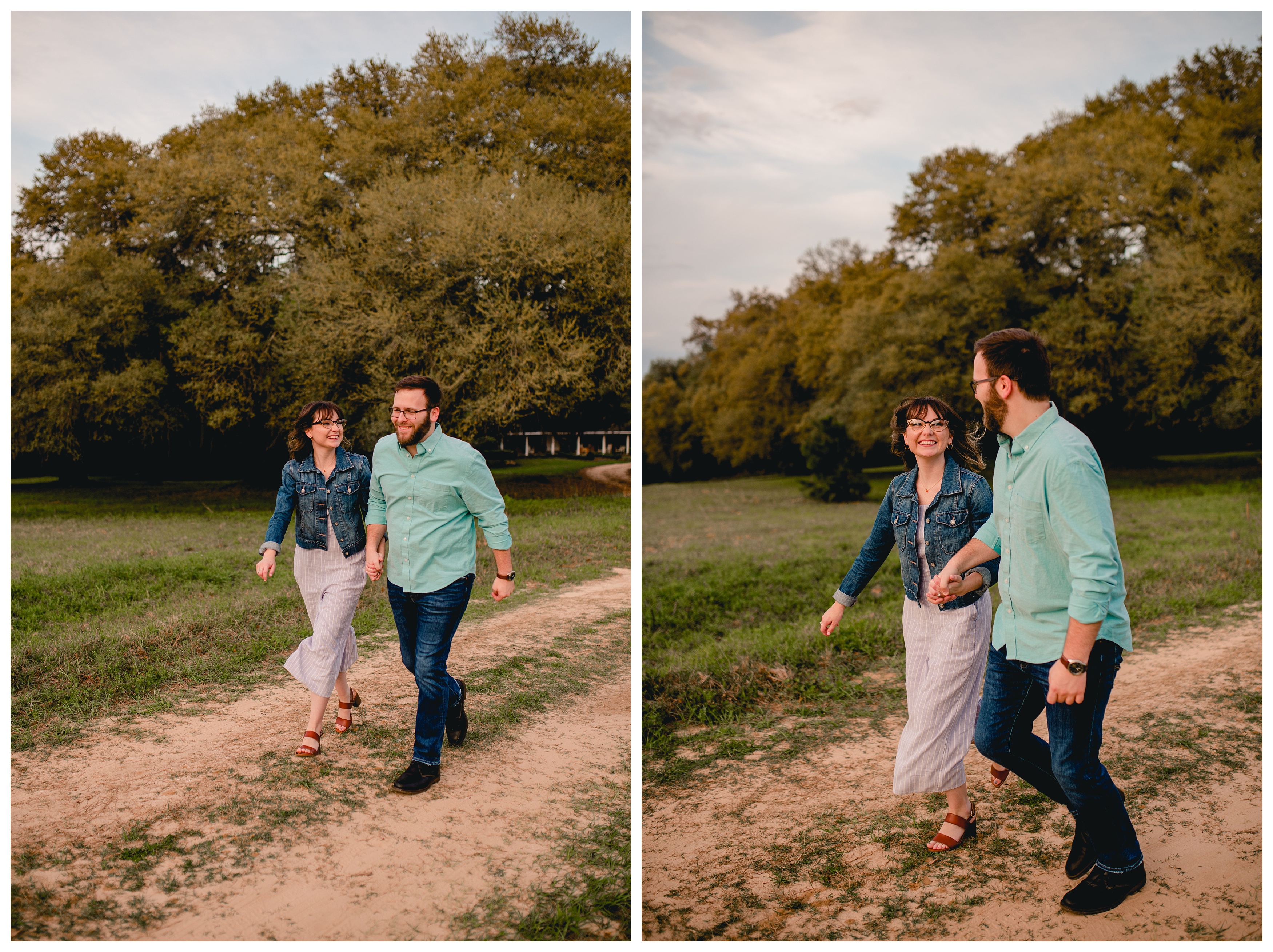 Fun and naturally posed engagement session with prompts to encourage interaction. Tallahassee photographer, Shelly Williams Photography