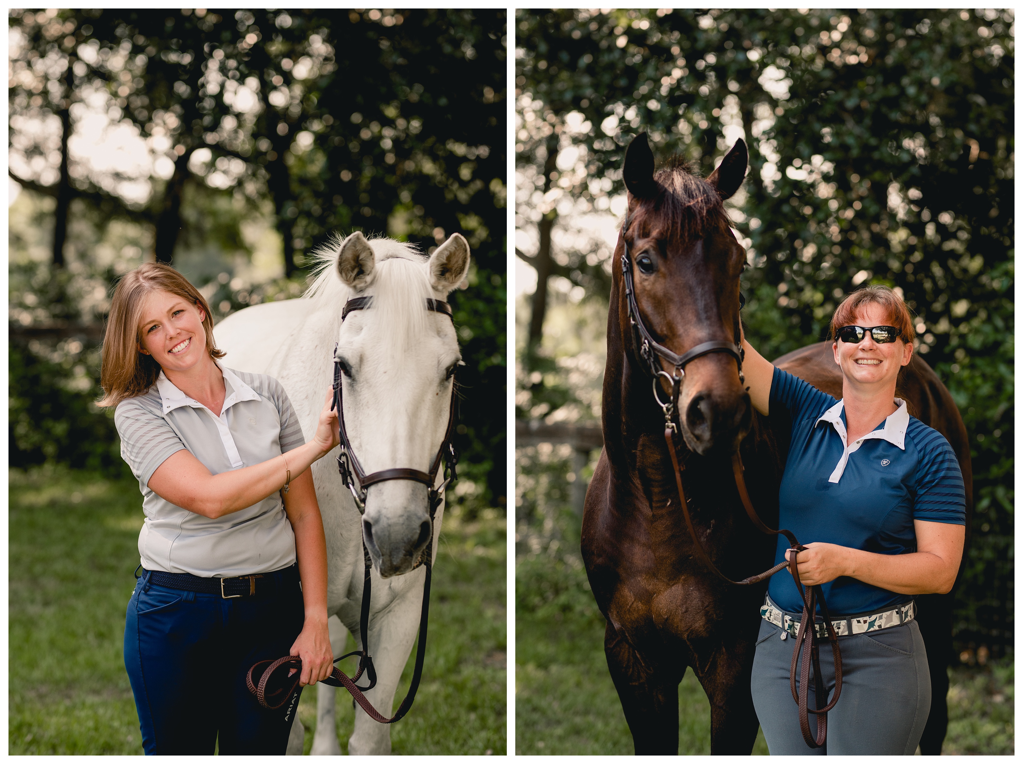 Owners of Game on Eventing, Amanda Quillin and Lindsey Blanchette. Shelly Williams Photography