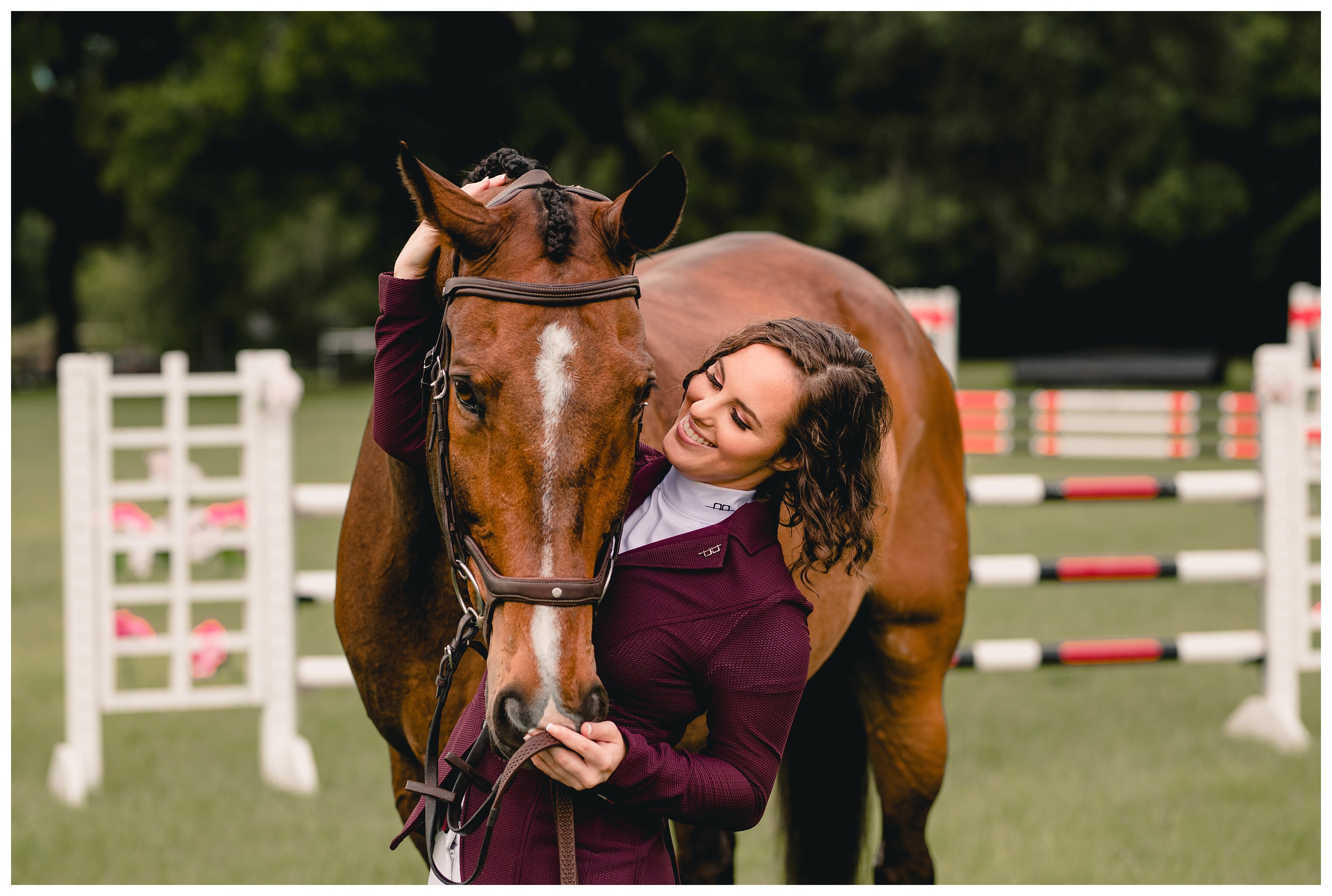 Ocala photographer takes pictures of jumper horse and rider.