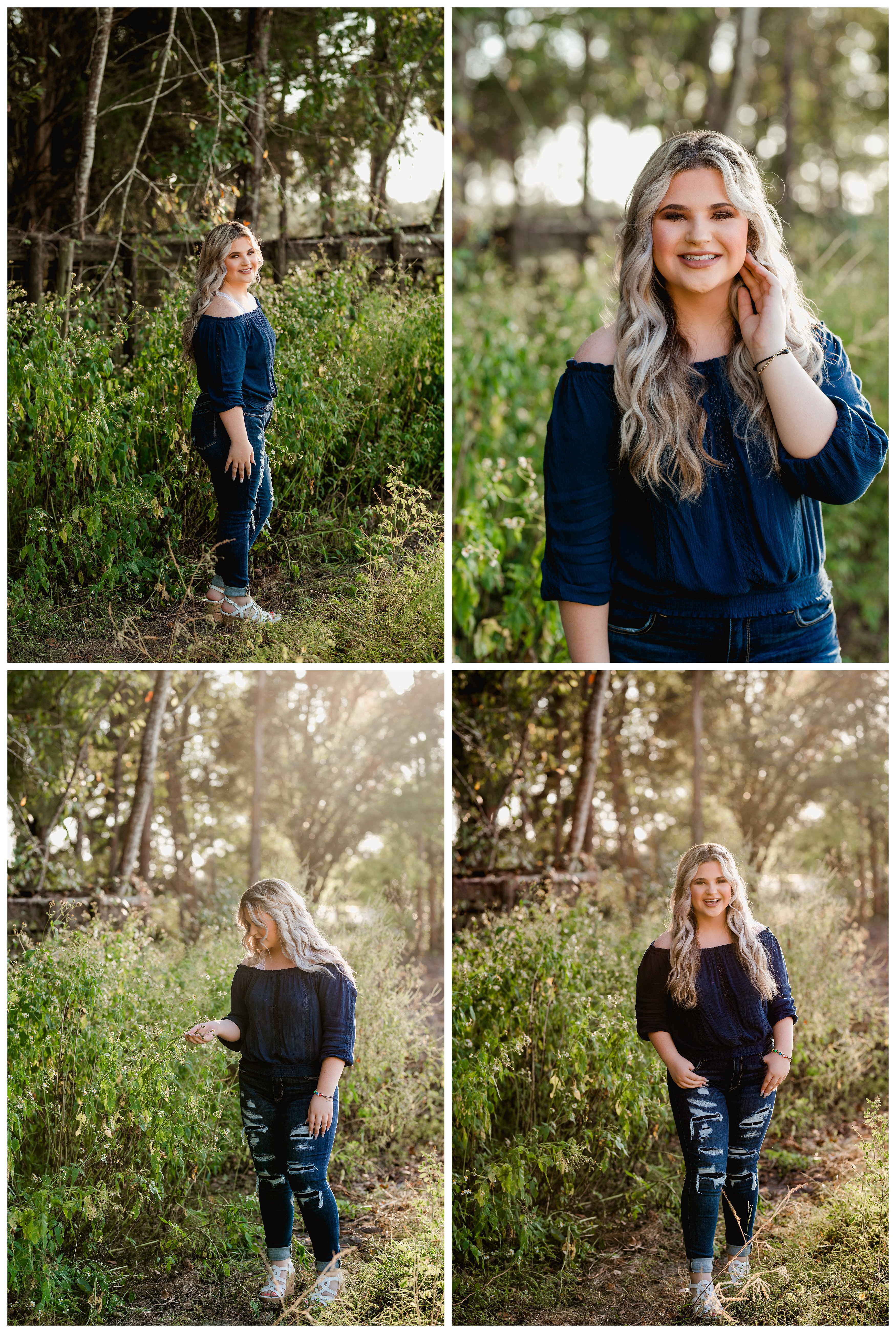 Lifestyle senior photography with mostly candid moments.