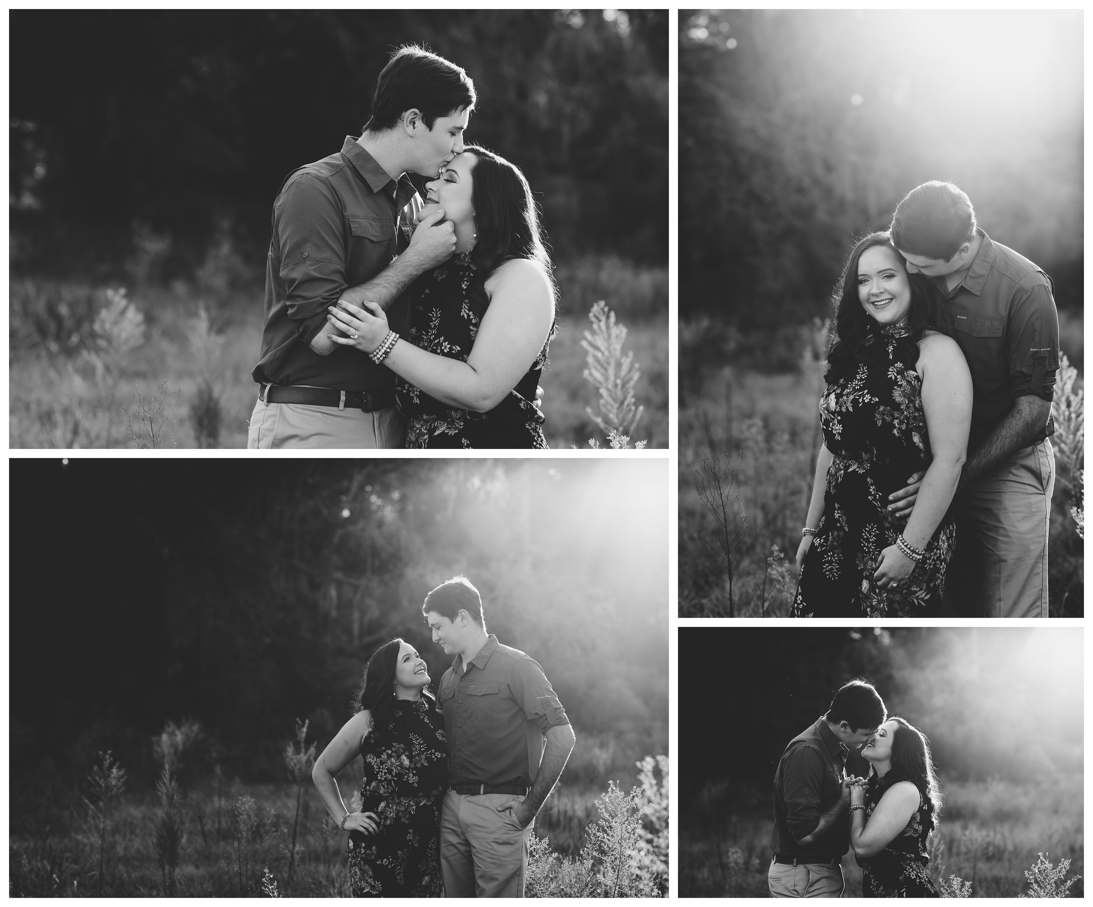 Southern engagement session in Live Oak, FL by professional photographer