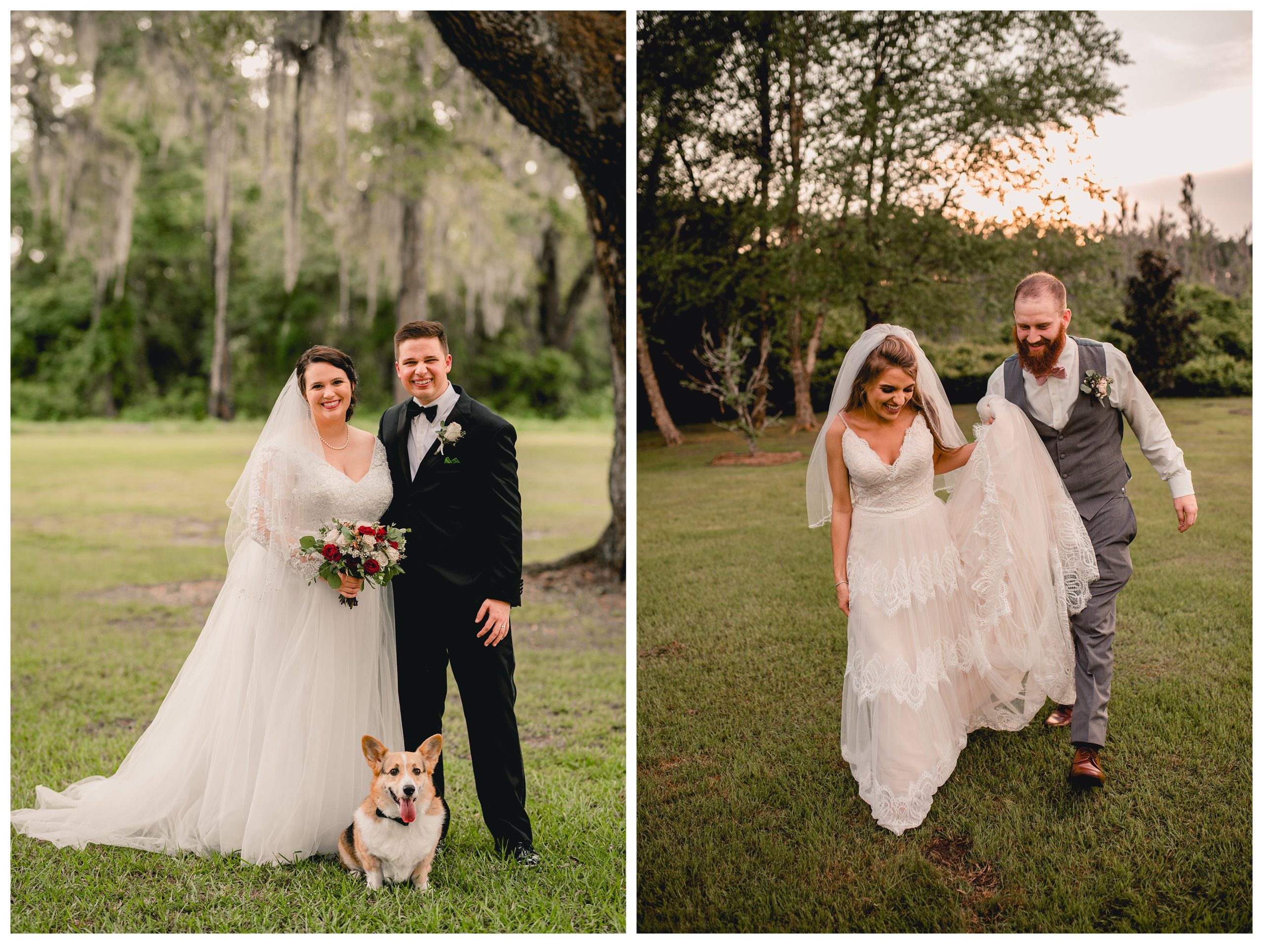Favorite wedding portraits from the start to the finish of the year by Florida wedding photographer.