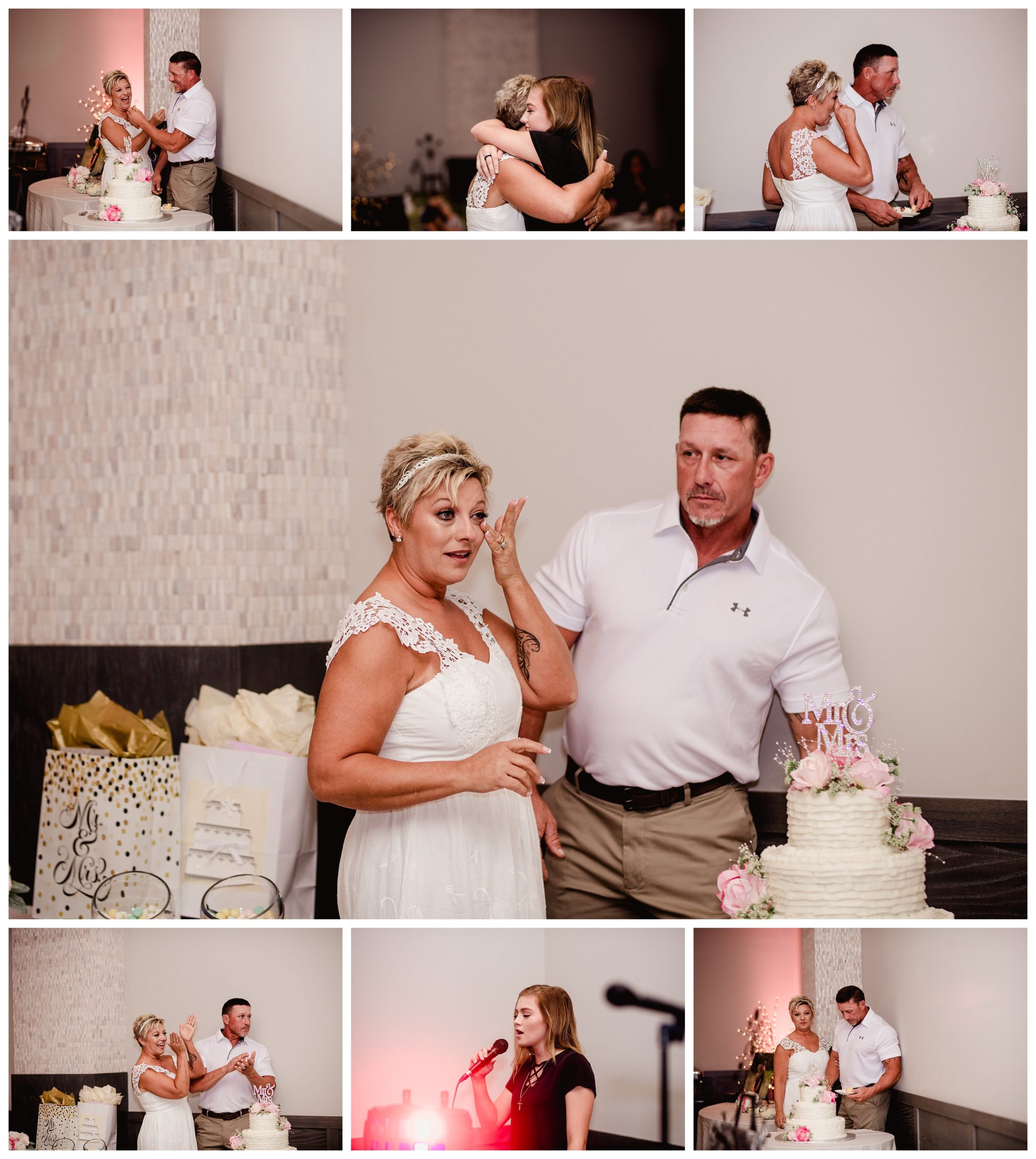 Special moments during the wedding reception taken by photographer in North Florida.