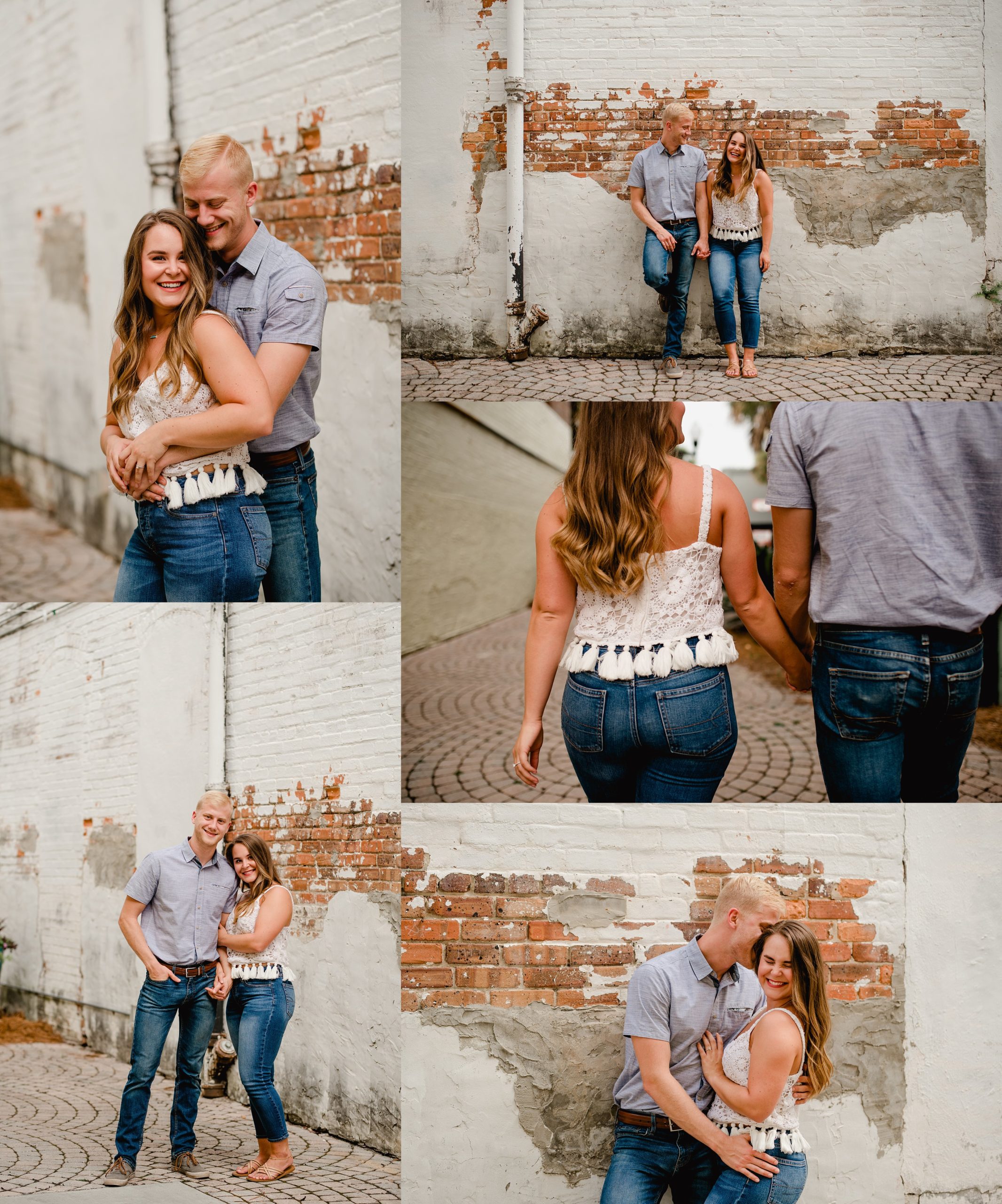 Fun poses for couples during their engagement session