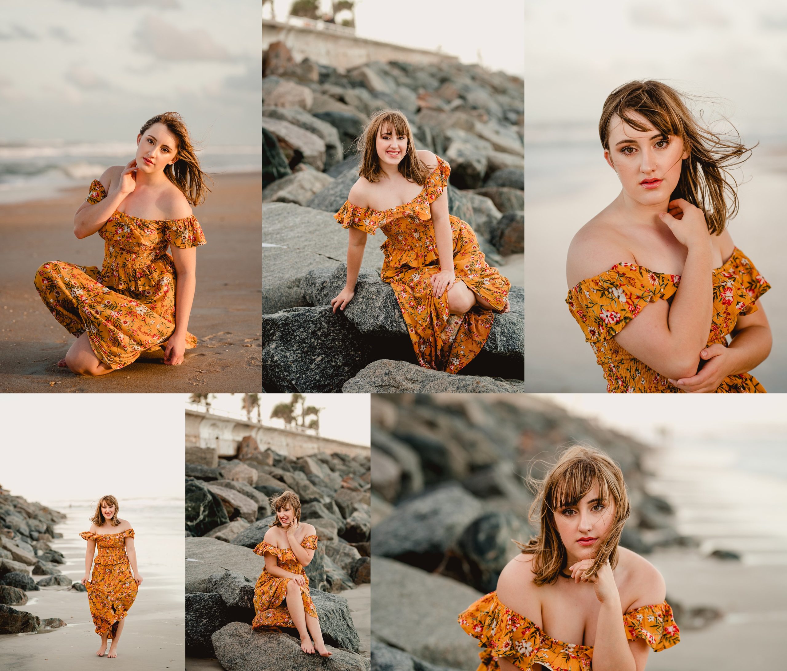 North Florida photographer takes senior pictures on the beach