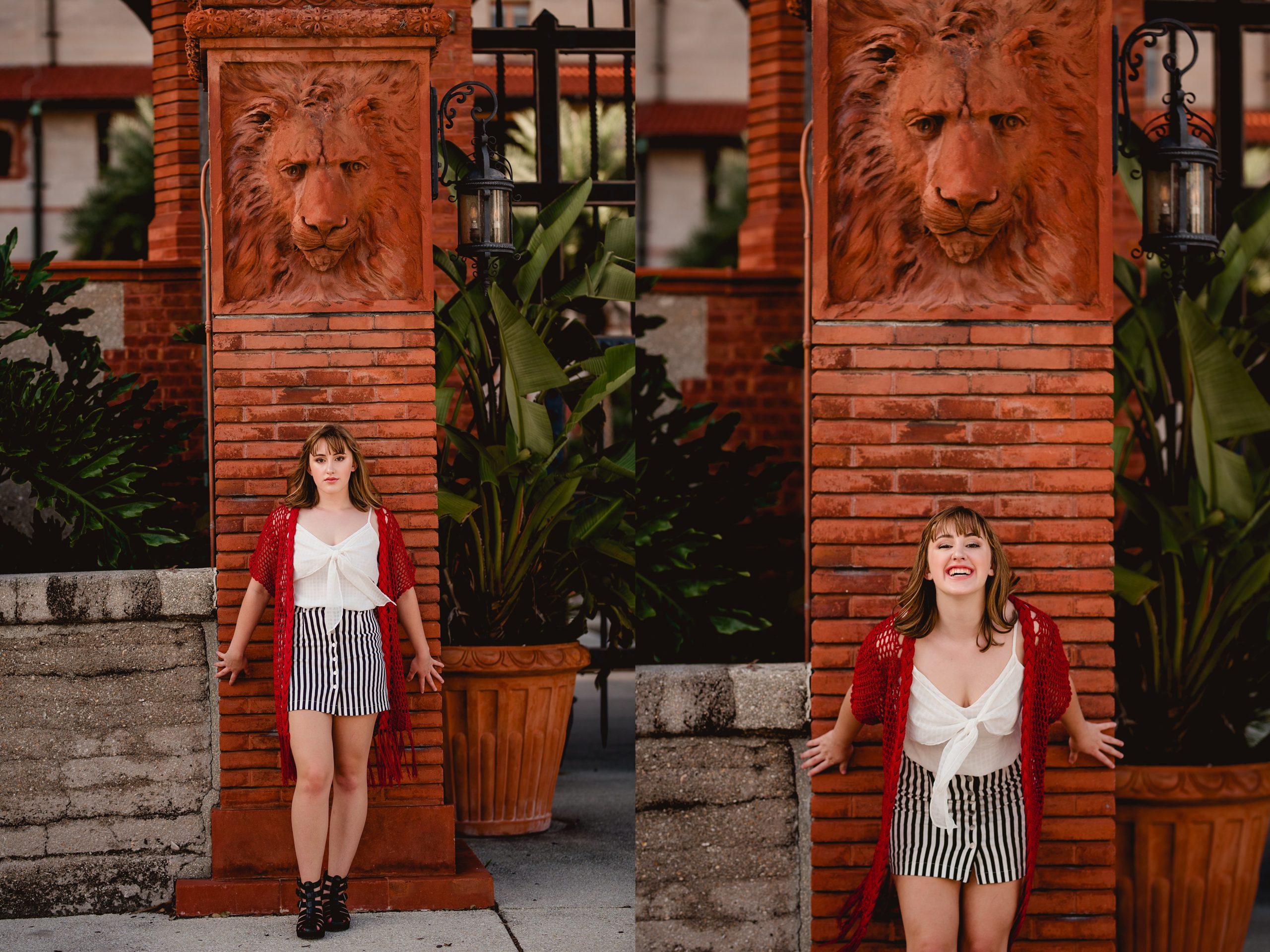 Senior pictures at Flagler College in St. Augustine