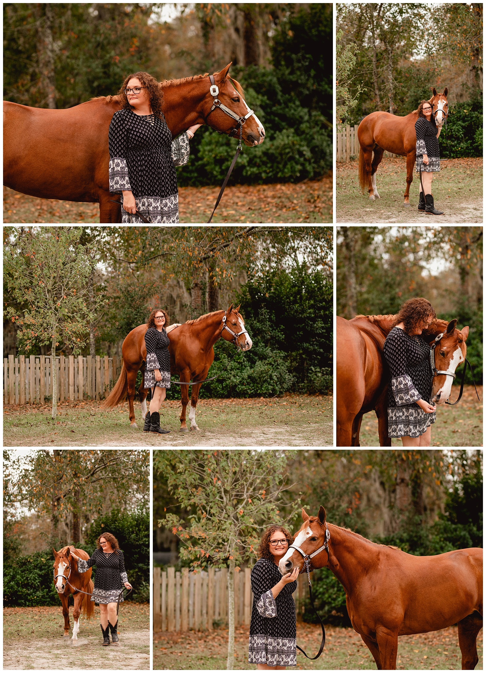 Western horse and rider photoshoot near Jacksonville, FL by professional photographer.