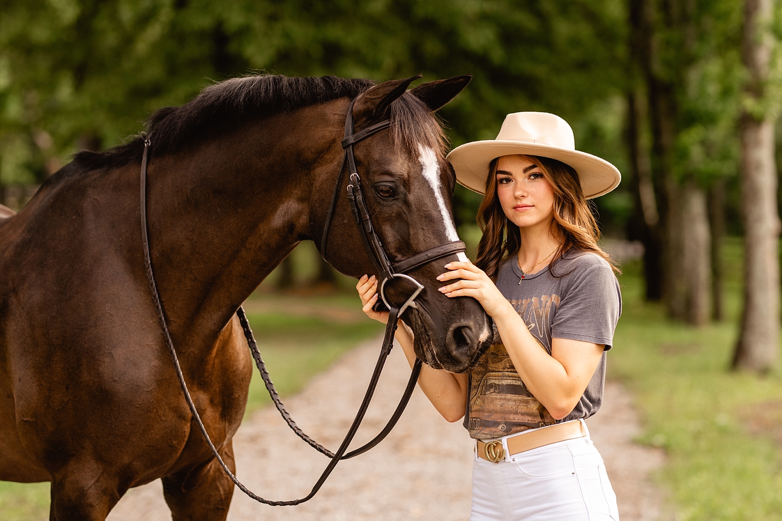 Cute photos of horse and rider taken at Fox Lake Farm in Birmingham, Alabama by professional equine photographer.