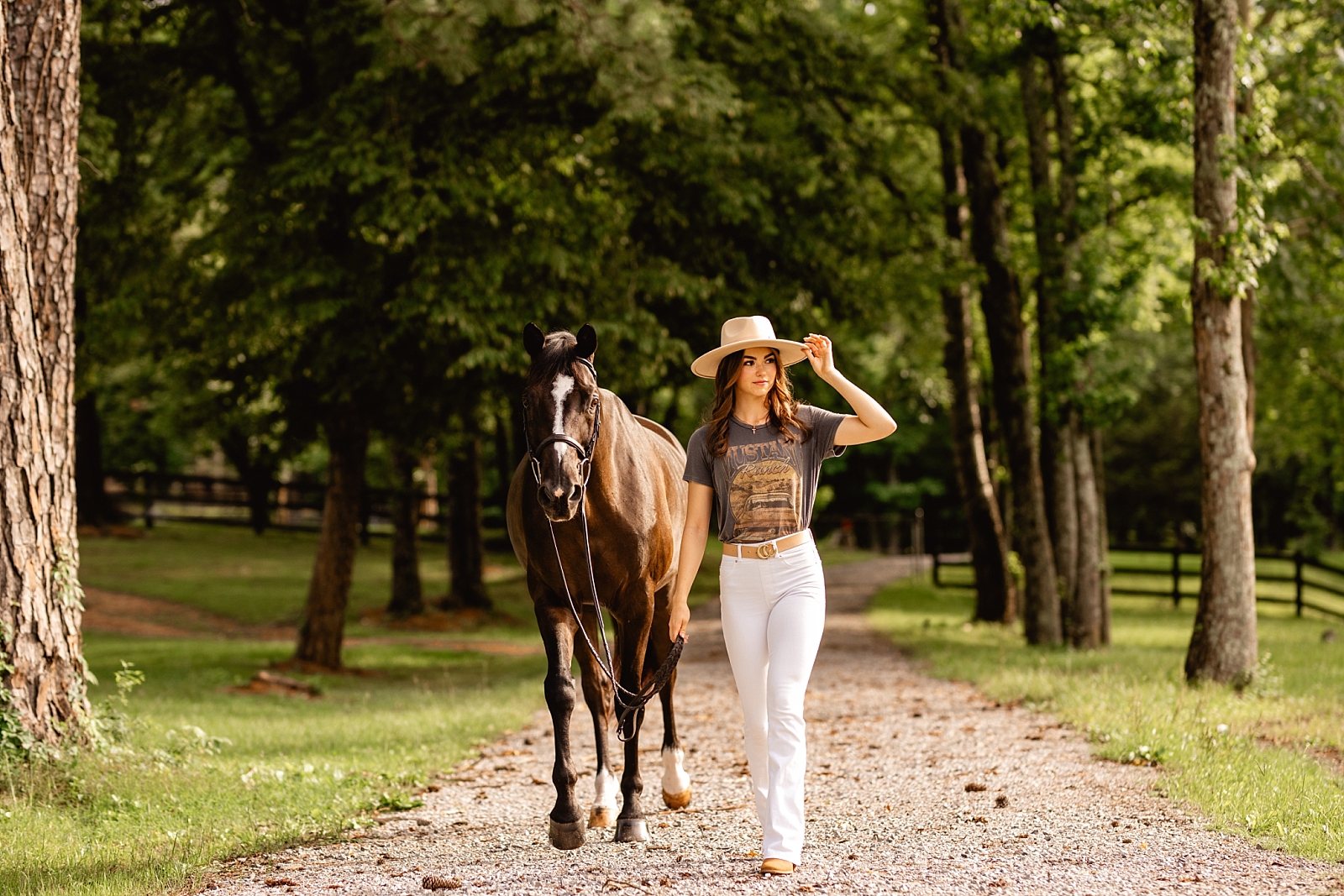 Cute photos of horse and rider taken at Fox Lake Farm in Birmingham, Alabama by professional equine photographer.