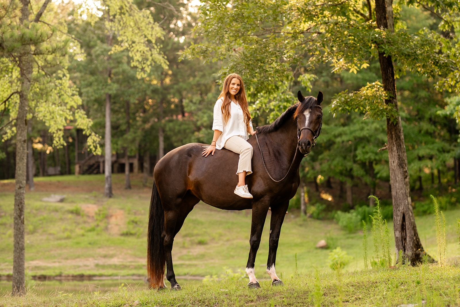Horse and rider photos taken in Birmingham Alabama by professional equine photographer in Alabama.