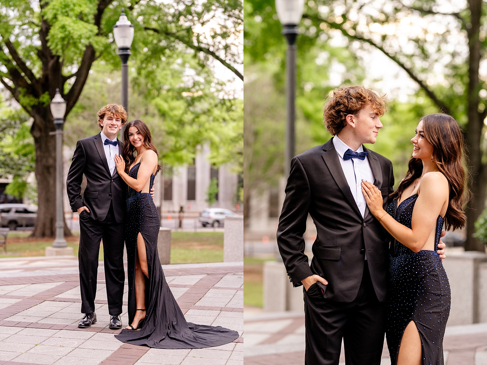 Book a Professional Prom Photographer in Birmingham, Alabama. Linn Park, downtown Birmingham.