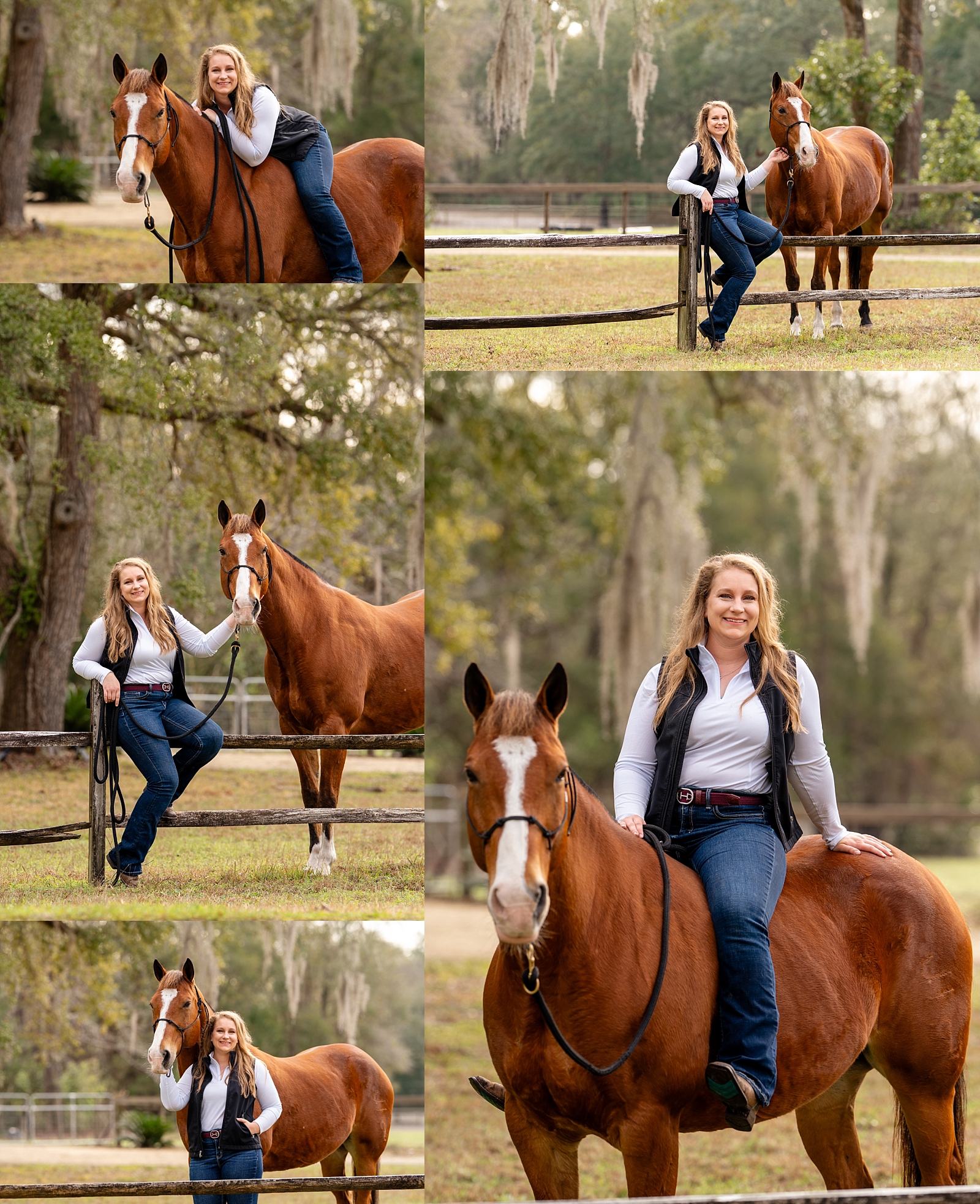 Beth with her well-rounded ranch and western dressage horse, Diesel.